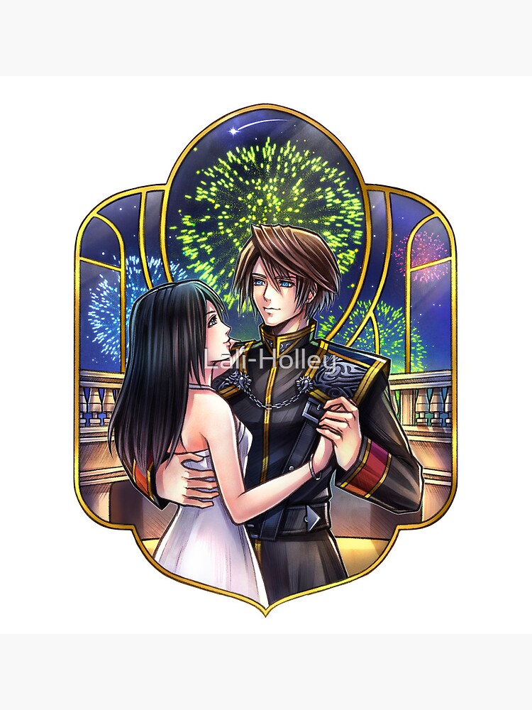 Squall and Rinoa Final Fantasy VIII 8 Dance Poster by Lali-Holley