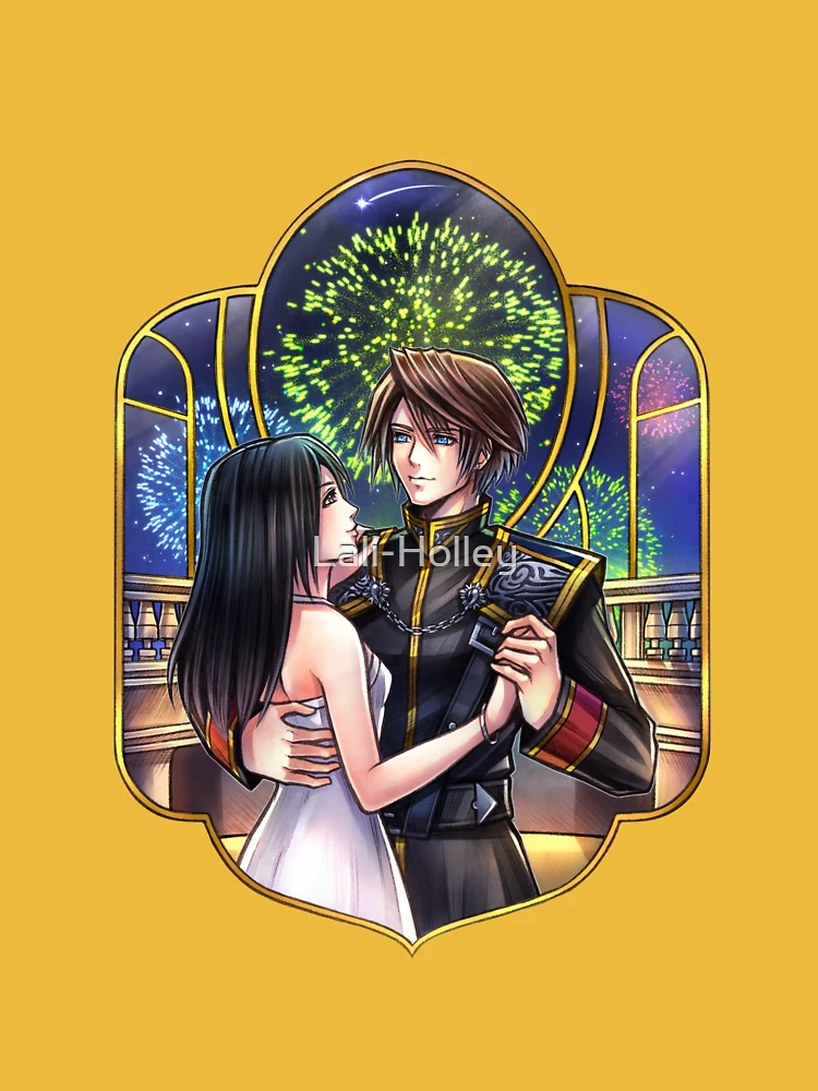 Squall and Rinoa Final Fantasy VIII 8 Dance Poster by Lali-Holley