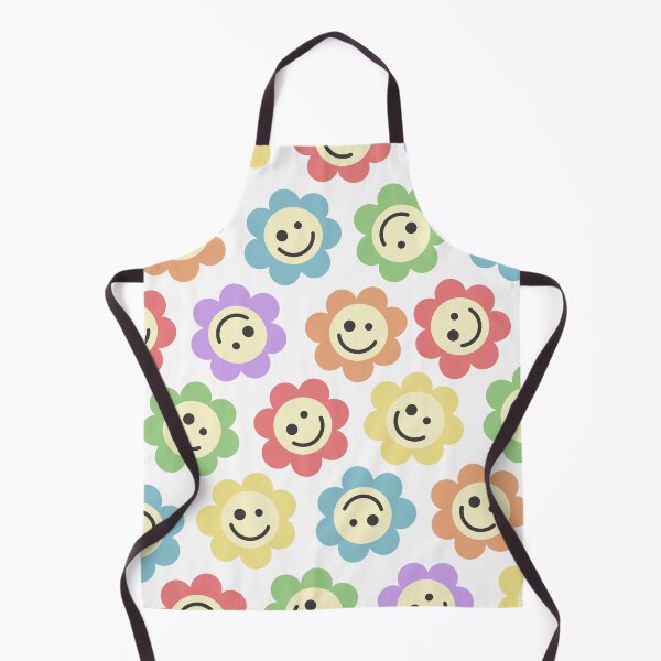 Item preview, Rainbow Flower Happy Faces designed and sold by gray-cat.
