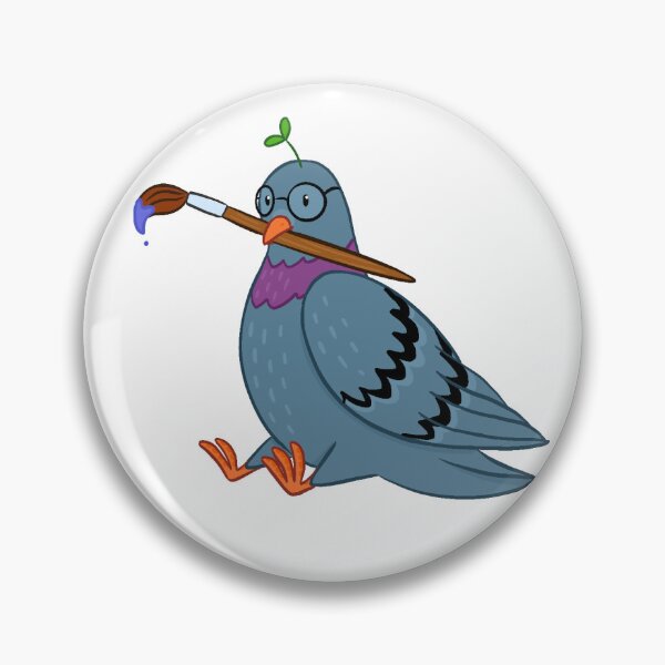 Item preview, Pigeon with paint designed and sold by PigeonWithPaint.