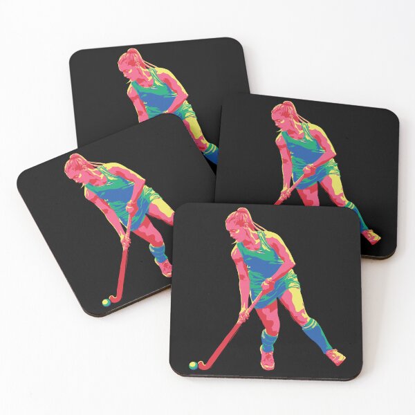 Item preview, Field Hockey Player: Vibrant designed and sold by Zia Frazier.