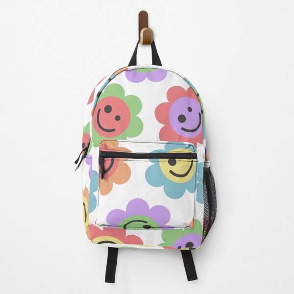 Item preview, Rainbower Rainbow Flower Happy Faces designed and sold by gray-cat.