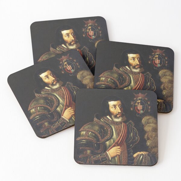 Item preview, Hernan Cortes Portrait designed and sold by warishellstore.
