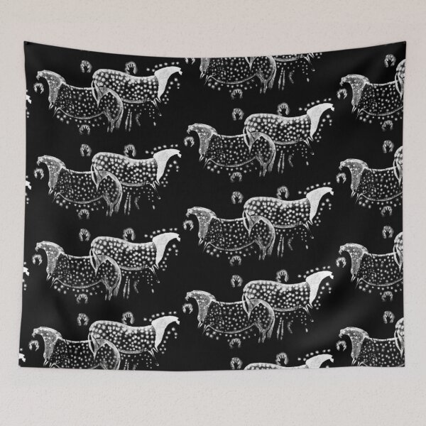 Item preview, Dappled Horses of Pech Merle Cave Painting designed and sold by Pip Tacla.