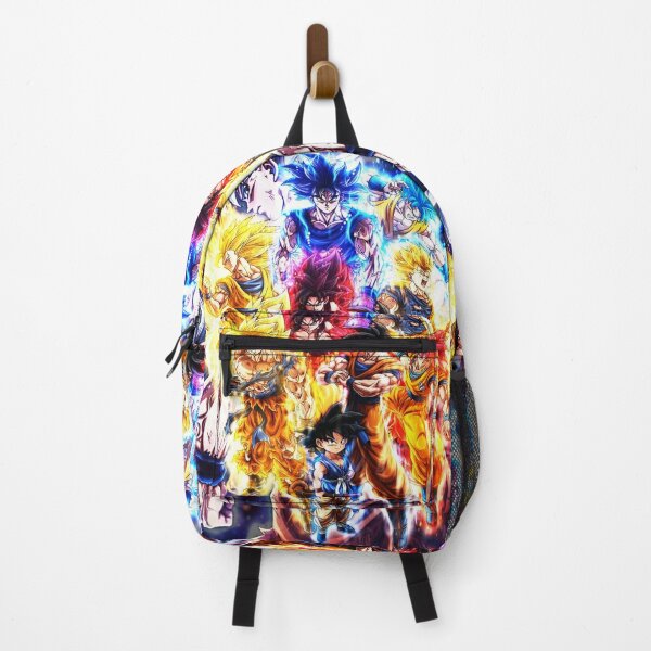 Awesome Goku Blue Design Dragon Ball Z Backpack — DBZ Store