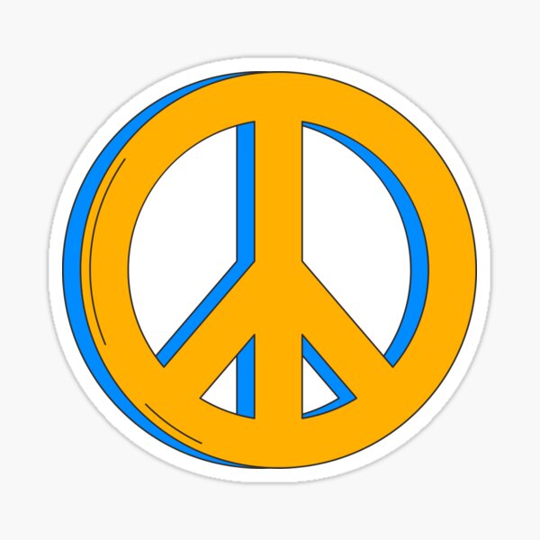 PEACE FOR UKRAINE Sticker