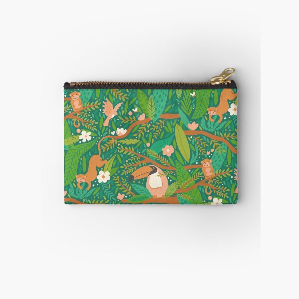Item preview, Joyful Jungle - Green designed and sold by latheandquill.