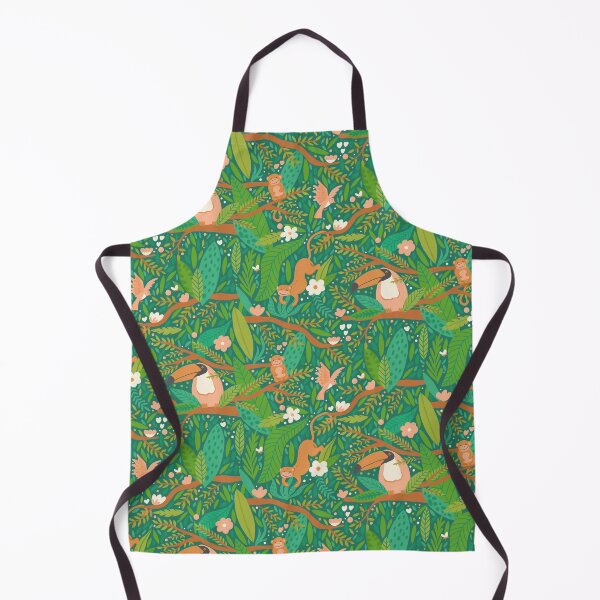 Item preview, Joyful Jungle - Green designed and sold by latheandquill.