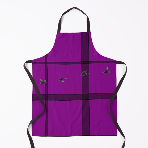 Aperçu de l'œuvre Plaid Violet avec Oiseaux créée et vendue par OBXLisaArt.