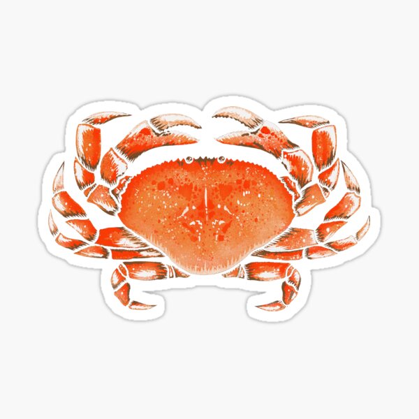 Item preview, Dungeness Crab Artwork designed and sold by madtide.