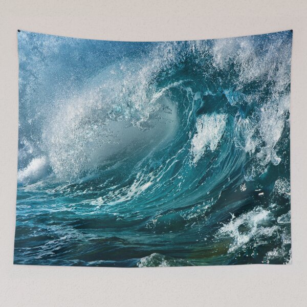 Item preview, Rough Waves Art designed and sold by kamuipreme.