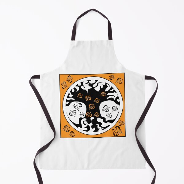 Item preview, orange world tree with falling leaves designed and sold by AlexGrafs.