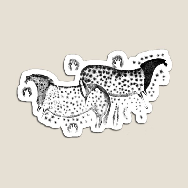 Dappled Horses of Pech Merle Magnet