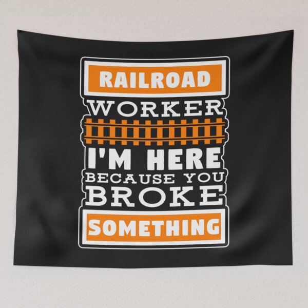 Item preview, Railroad Worker Steam locomotive Broke Something designed and sold by ClamenTaon.