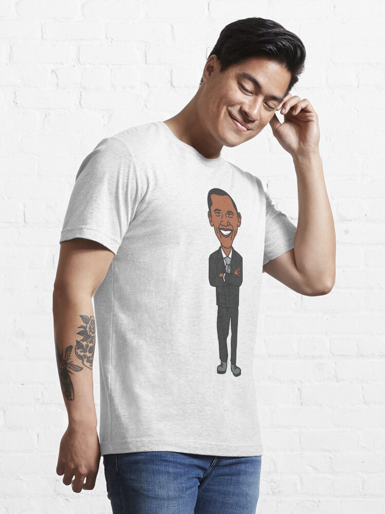 Barack Obama T-Shirt - Cartoon Barack Obama