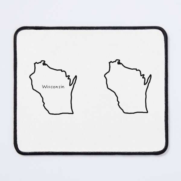 Item preview, Wisconsin state sticker designed and sold by Kiki Stickers.