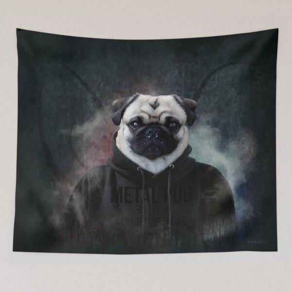 Item preview, Metal Pug designed and sold by Destroyed-Pixel.