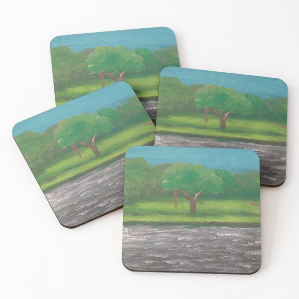 Item preview, Lake House view painting designed and sold by Melissa Renee.