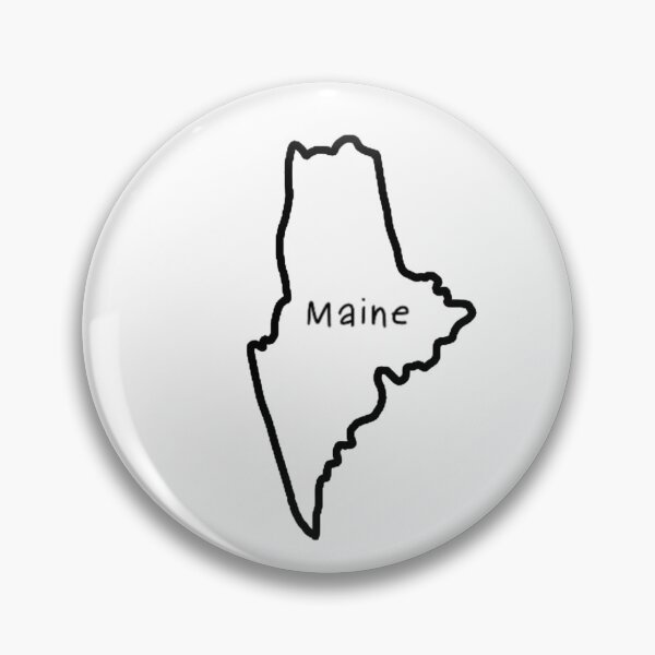 Artikelvorschau, Maine-Staatsaufkleber entworfen und verkauft von Kiki Stickers.
