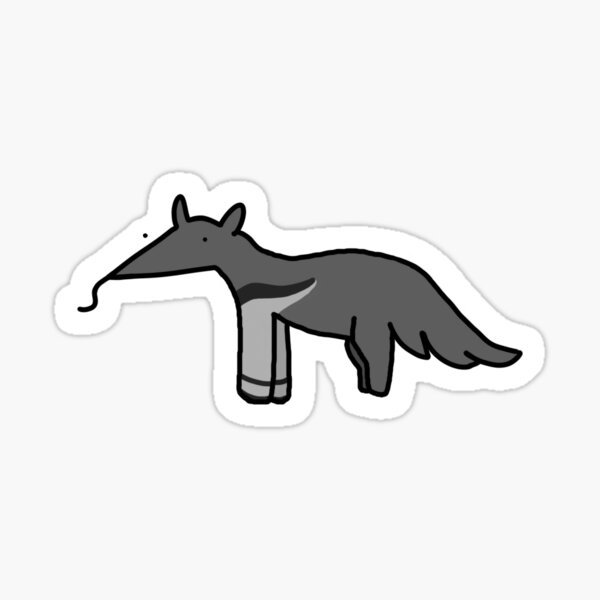 T Pose Anteater Sticker for Sale by AnteaterGuy