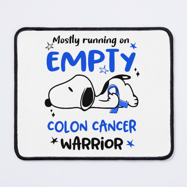 Item preview, Mostly Running on Empty Colon Cancer Warrior designed and sold by Wlsnpeggy.