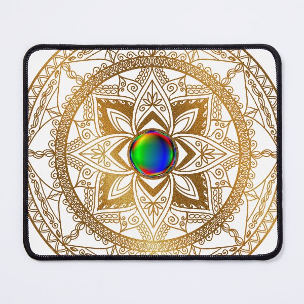 Item preview, Gold Jewel Mandala designed and sold by lattes-and-rain.