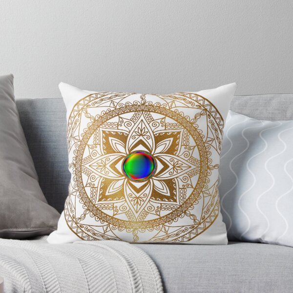 Item preview, Gold Jewel Mandala designed and sold by lattes-and-rain.