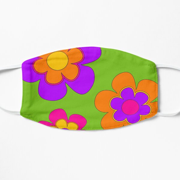 HIPPY LAYERED FLOWERS Flat Mask