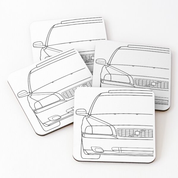 Item preview, S80 2003-2006 black lines designed and sold by EdimDesign.