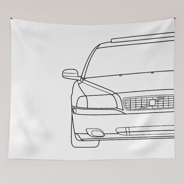 Item preview, S80 2003-2006 black lines designed and sold by EdimDesign.