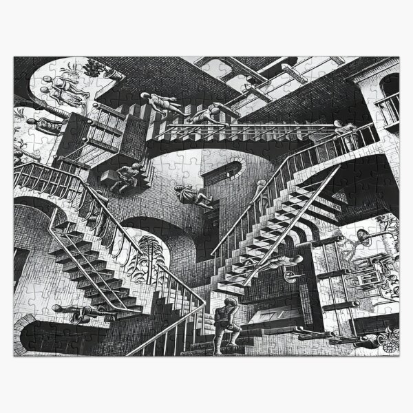 M.C. Escher - Relativity lattice Jigsaw Puzzle
