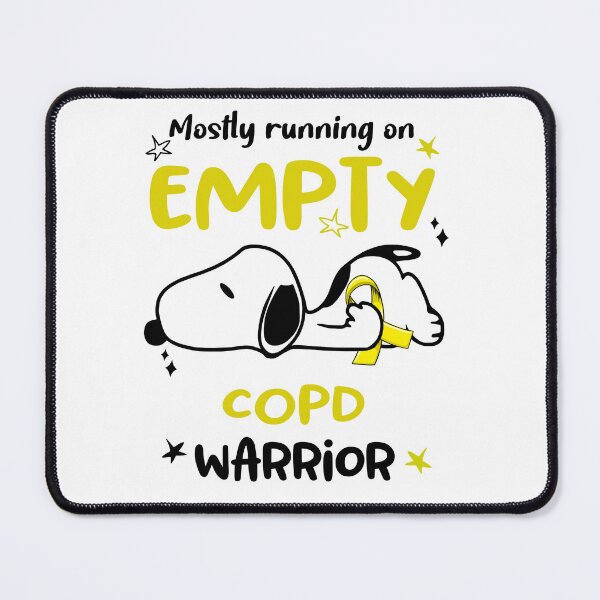 Item preview, Mostly Running on Empty COPD Warrior designed and sold by Wlsnpeggy.