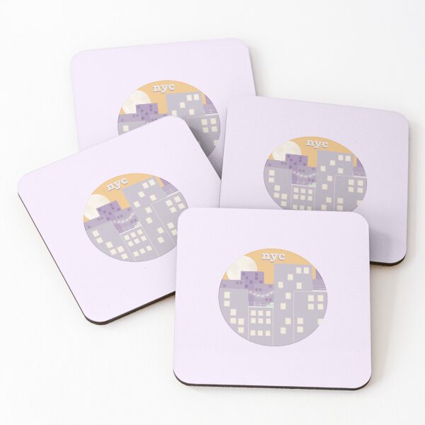 Item preview, NYC Skyline at Dusk designed and sold by HayleyHalo.