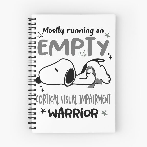 Item preview, Mostly Running on Empty Cortical Visual Impairment Warrior designed and sold by Wlsnpeggy.