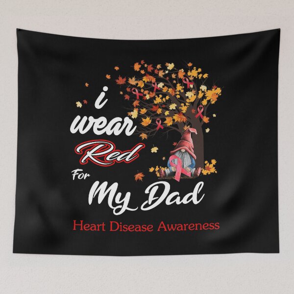 Item preview, Heart Disease Awareness Ribbon Tree I Wear Red For My Dad designed and sold by Hatjar.