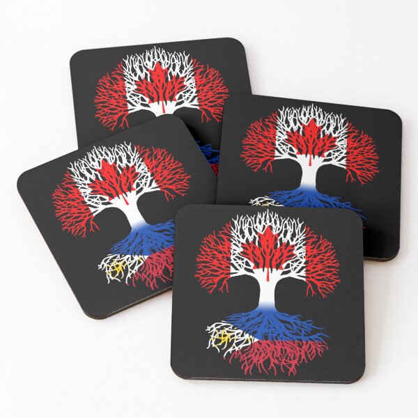 Item preview, Canadian Grown with Filipino Roots - Canada Philippines Flag Tree designed and sold by XLNTees Store.