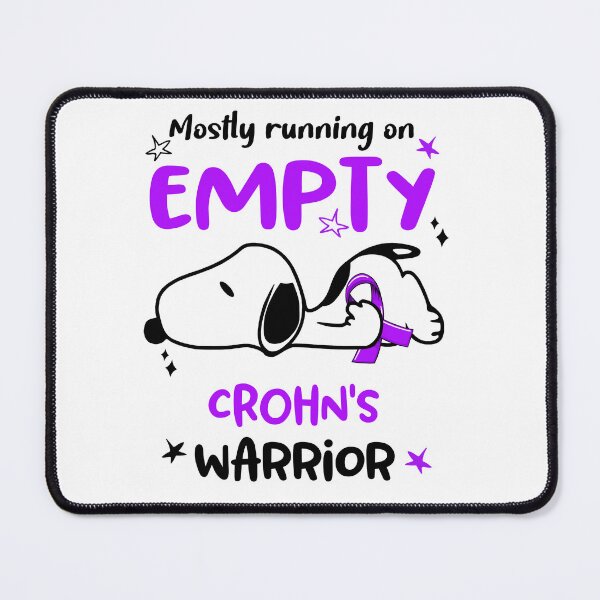 Item preview, Mostly Running on Empty Crohn's Warrior designed and sold by Wlsnpeggy.