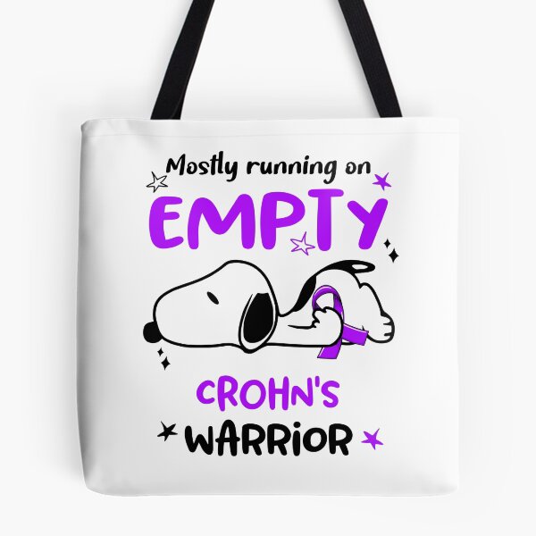 Item preview, Mostly Running on Empty Crohn's Warrior designed and sold by Wlsnpeggy.
