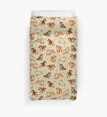 Funda nórdica shibes en crema