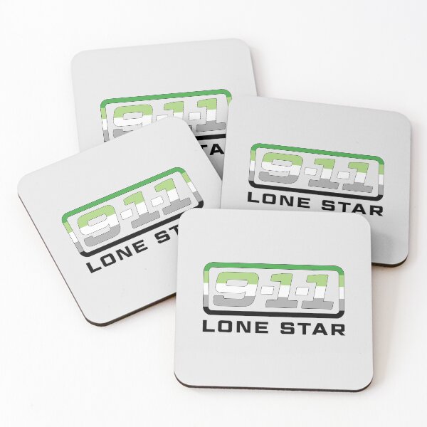 Item preview, 9-1-1: Lone Star logo (Aromantic Pride Themed) designed and sold by Sunny's Delights.