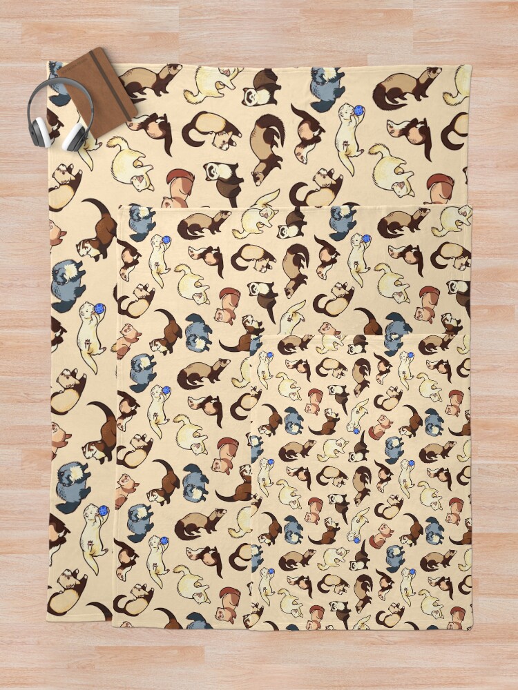 Alternate view of cat snakes Throw Blanket