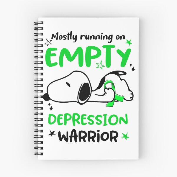 Item preview, Mostly Running on Empty Depression Warrior designed and sold by Wlsnpeggy.