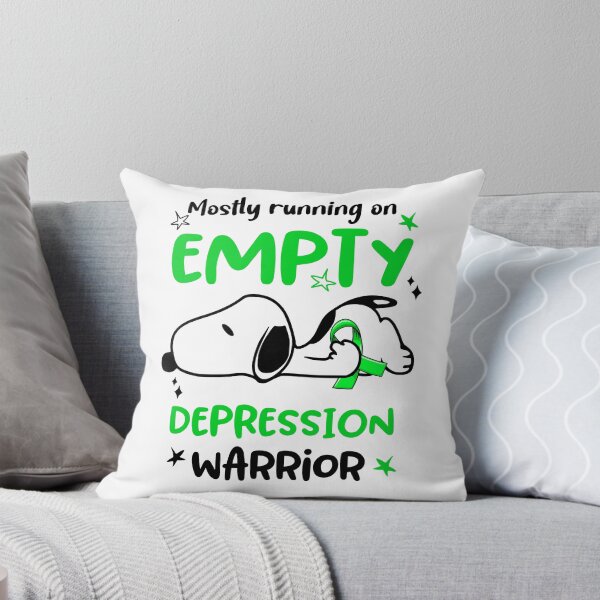 Item preview, Mostly Running on Empty Depression Warrior designed and sold by Wlsnpeggy.