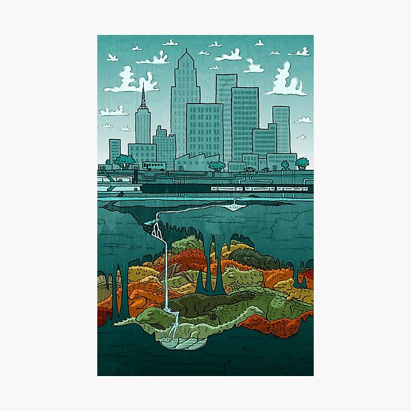 Dinosaurs Asleep Photographic Print