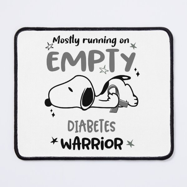 Item preview, Mostly Running on Empty Diabetes Warrior designed and sold by Wlsnpeggy.