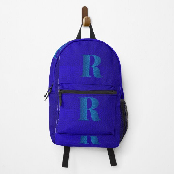 Item preview, Royal Blue Alphabet Letter R on Royal Blue Leather Skin designed and sold by branaghbel.