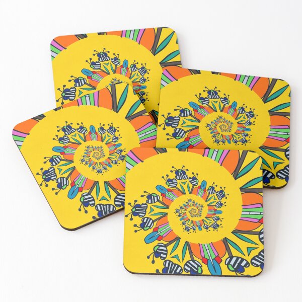 Item preview, Spiral-shaped bees. designed and sold by DaliaSabryTee.