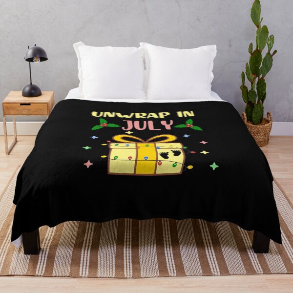 Item preview, Unwrap in July, Funny Christmas in July, Xmas in Julyy designed and sold by Shirtflyer.
