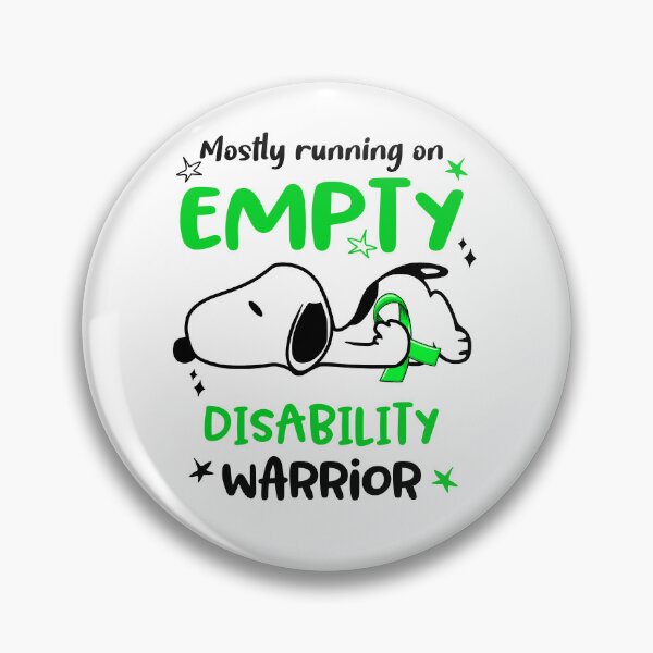 Item preview, Mostly Running on Empty Disability Warrior designed and sold by Wlsnpeggy.