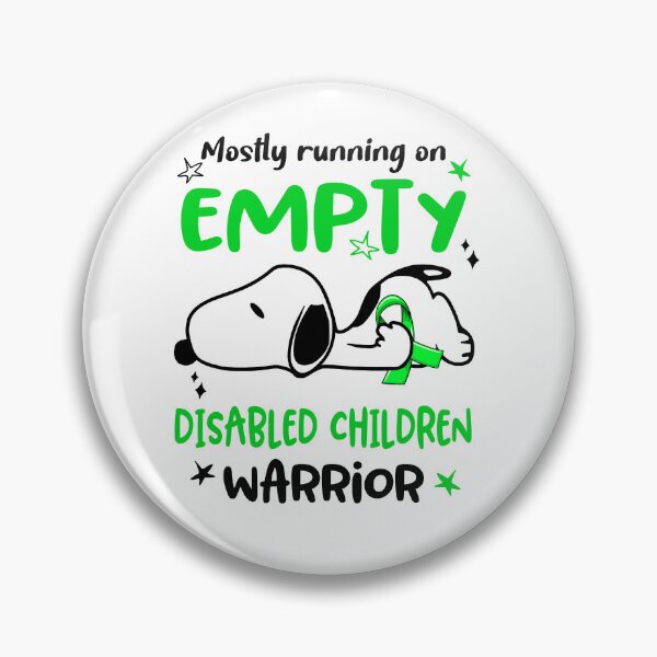 Item preview, Mostly Running on Empty Disabled Children Warrior designed and sold by Wlsnpeggy.